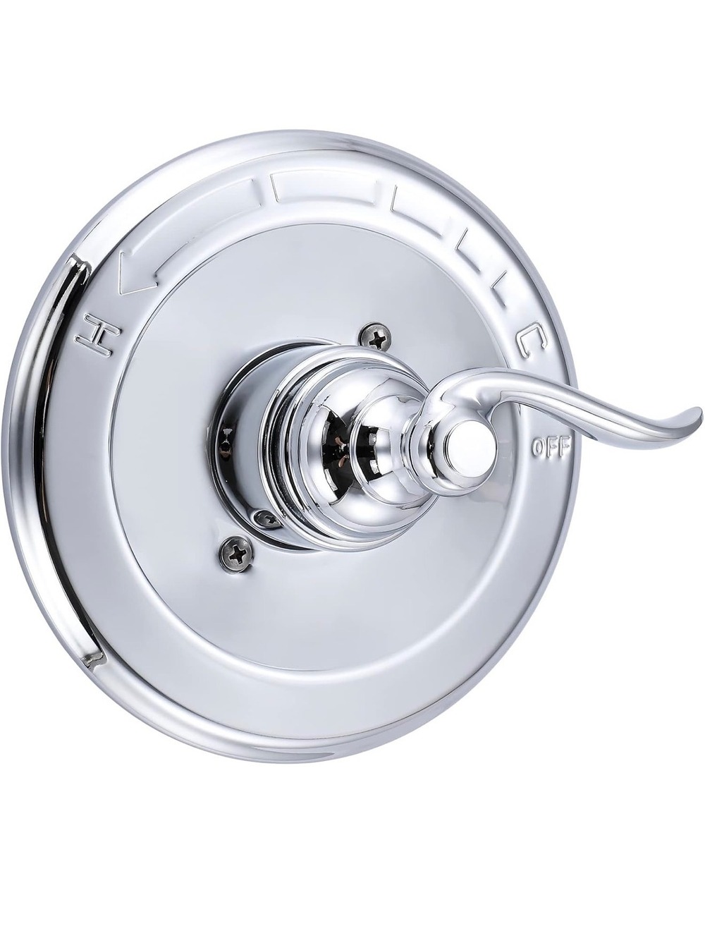 LOWCUS Shower Valve Trim Kit for Delta BT14096 Windemere 14 Series Chrome